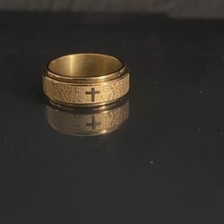 Christian Gold plated Ring 