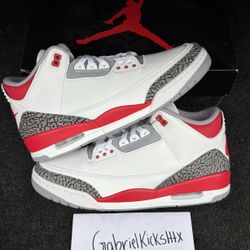 Air Jordan 3 Fire red 2022
