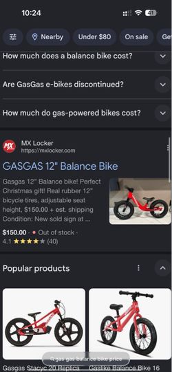 Kids balance bike