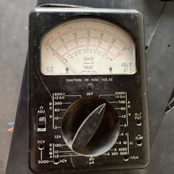 Vintage Triplett 630 Analog Multimeter Electrical Tester Made in USA