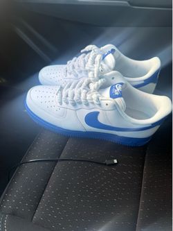 Blue and white forces