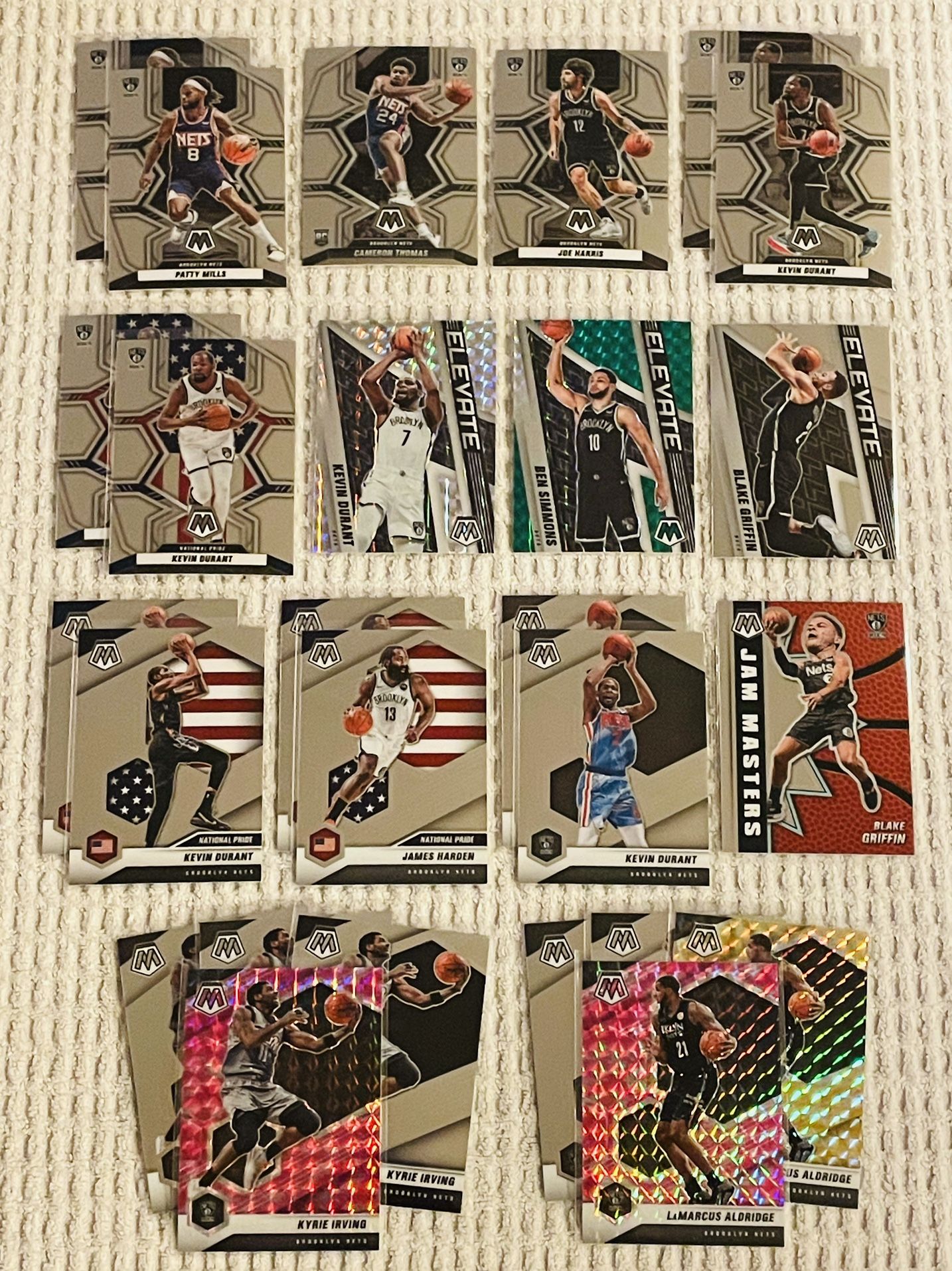 Brooklyn Nets 285 Card Basketball Lot! Rookies, Prizms, Parallels, Short Prints, Variations & More!