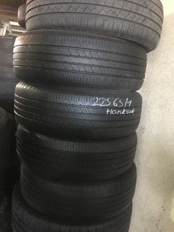 17” 225/65R17 Hankook 4 used tires