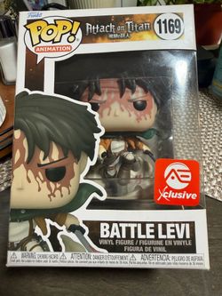 Funko Pop Bloody Battle Levi 1169 Attack on Titan AE exclusive