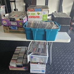 HUGE MUSIC CD LOT! 1,350 TOTAL!