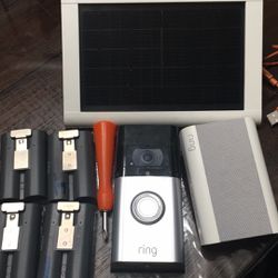Ring Doorbell Batteries Solar Panel Wi-FI Extender Inside Doorbell 