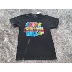 Pac-Man Graphic Black T-Shirt Size Medium