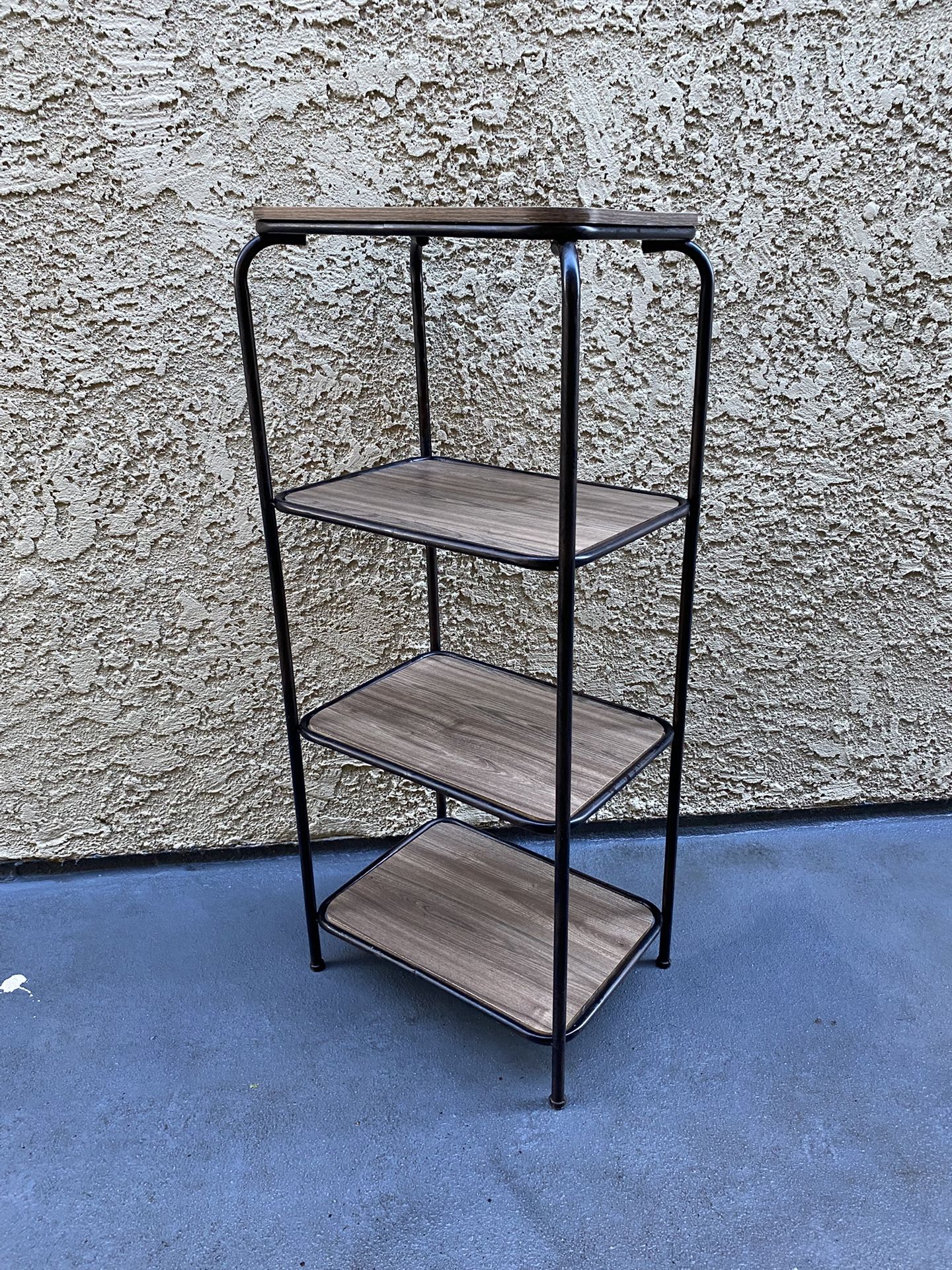 Metal & Wood Shelving Unit