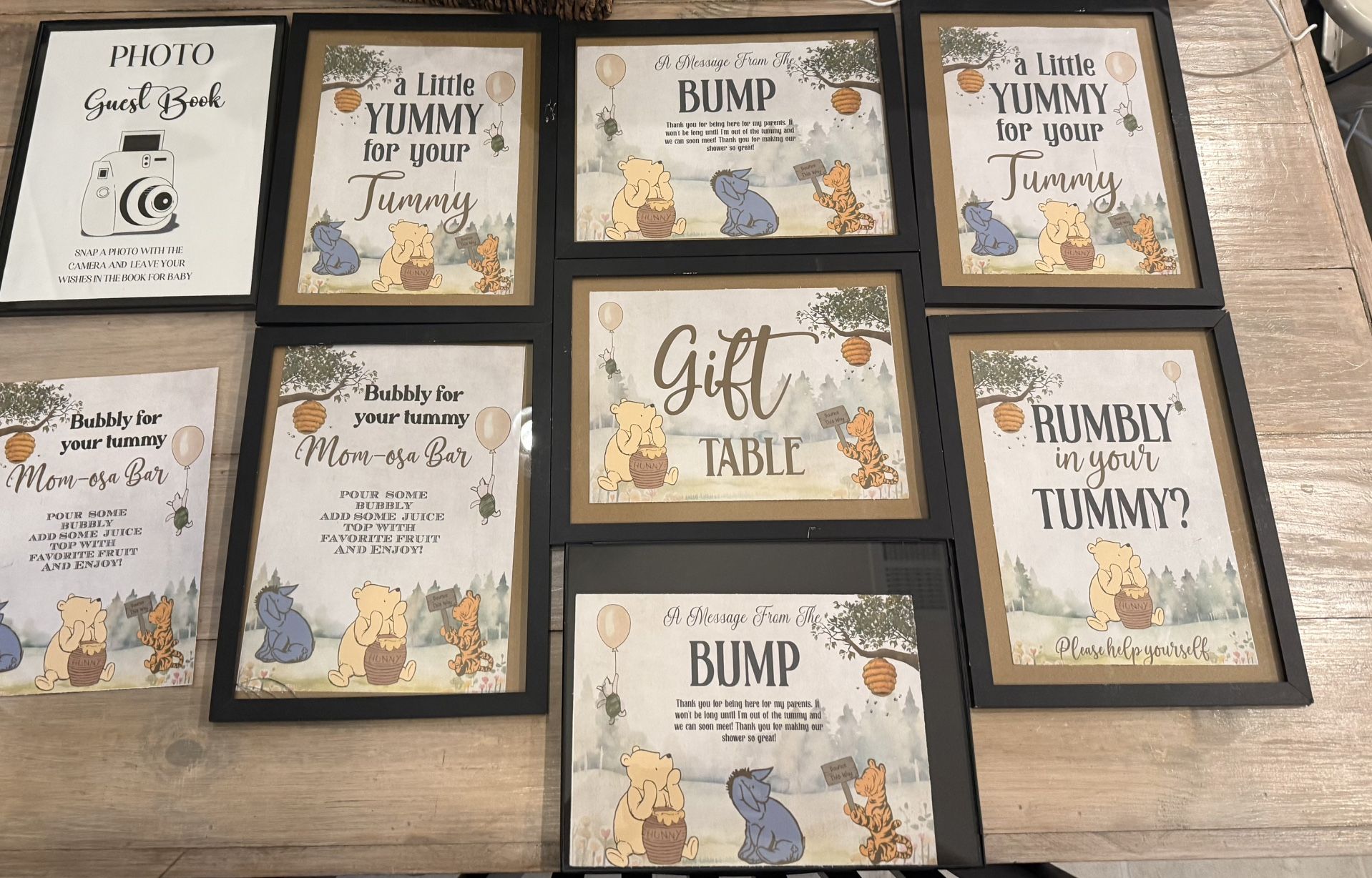 Classic Winnie The Pooh Baby Shower decorations