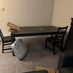 Dining Room Table And Four Chairs