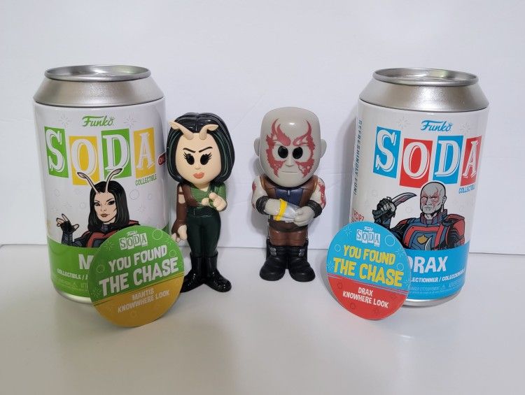 Funko Soda Pop Chase Collection Drax And Mantis GOGT3 Target Exclusive