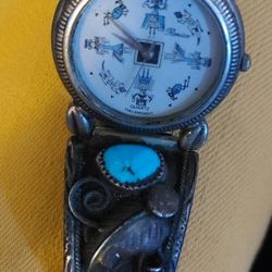 "GRANT SAGINAW"  Tribal Watch With Adjustable Spiedel Band
