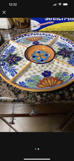 Amazing Chip And Dip Serving Plate 