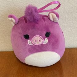 Squishmallow Jenna the Warthog 4" Ornament with butt tag