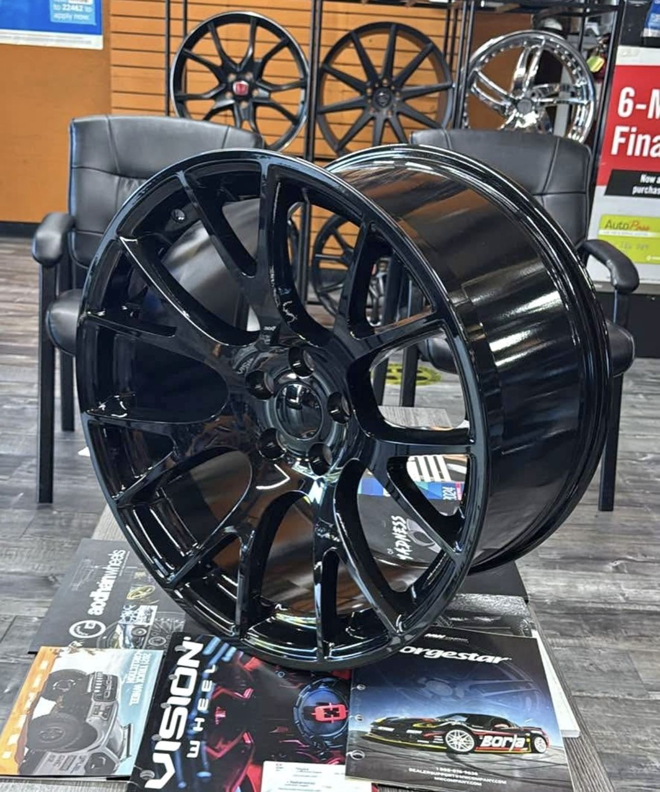 20x9 20x10.5 5x115 Staggered Wheels Tires Dodge Charger Challenger Chrysler 300C Finance Available