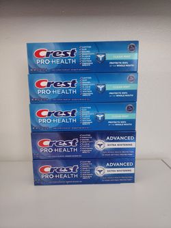 $10 for all. Crest Toothpaste. HABLO ESPAÑOL.