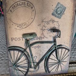 Vintage Frame With Bike
