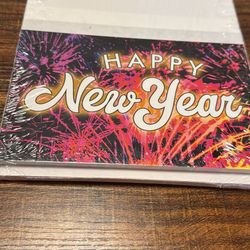 New Years Cards for Business & Family (Variety Pack Sparkling Designs) Greeting Card Set Pack of 20 Happy New Year Cards with Envelopes for 2025 (5x7 