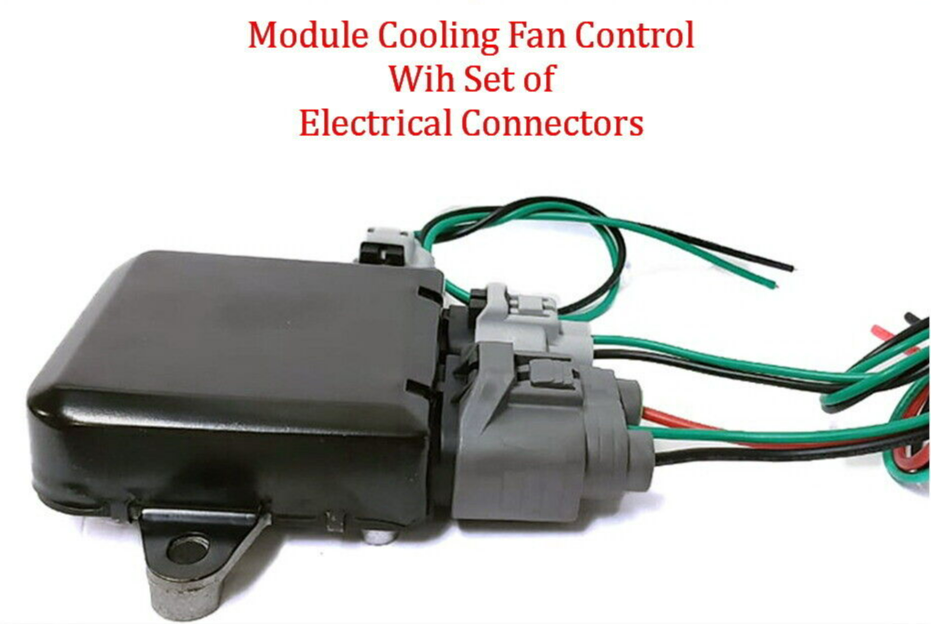 Module Cooling Fan Control W/Set of Connectors Fit: Lancer Outlander Mazda 6