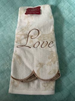 St. Nicholas Square Love Hand Towel