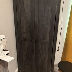 Two Book Shelf With Doors Or Cabinets