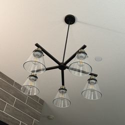 Chandelier Rubbed Bronze Color (like New)