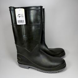 Onguard Mens 13 Work Boots Goliath Black Rubber Steel Toe Waterproof Industrial