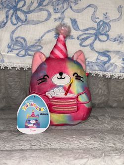 Cece the Birthday Party Cat Squishmallow (Claire’s)