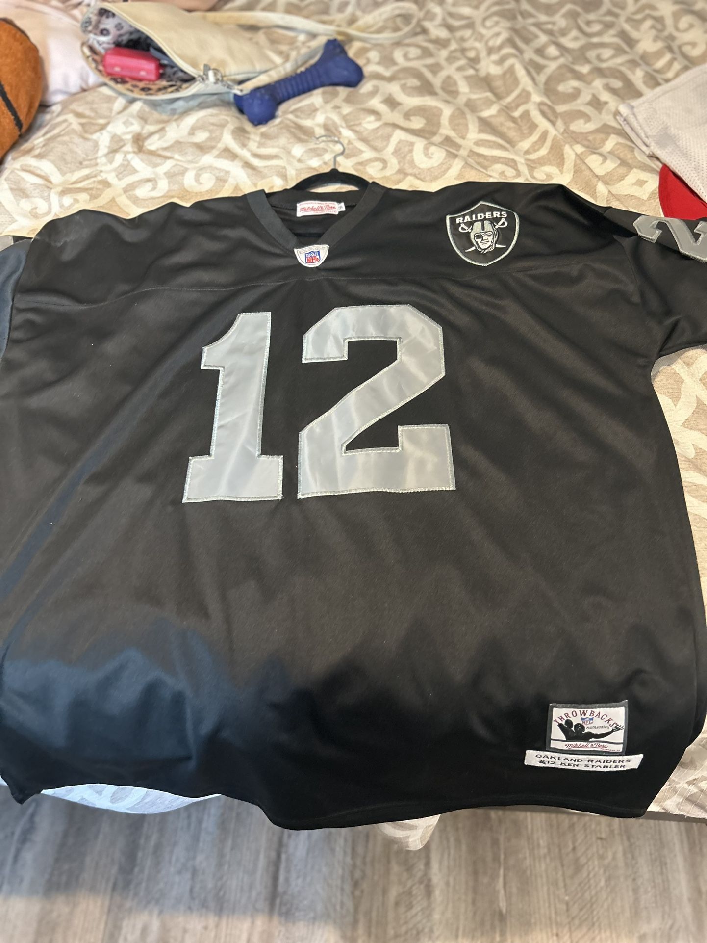 Ken Stabler Raiders Jersey