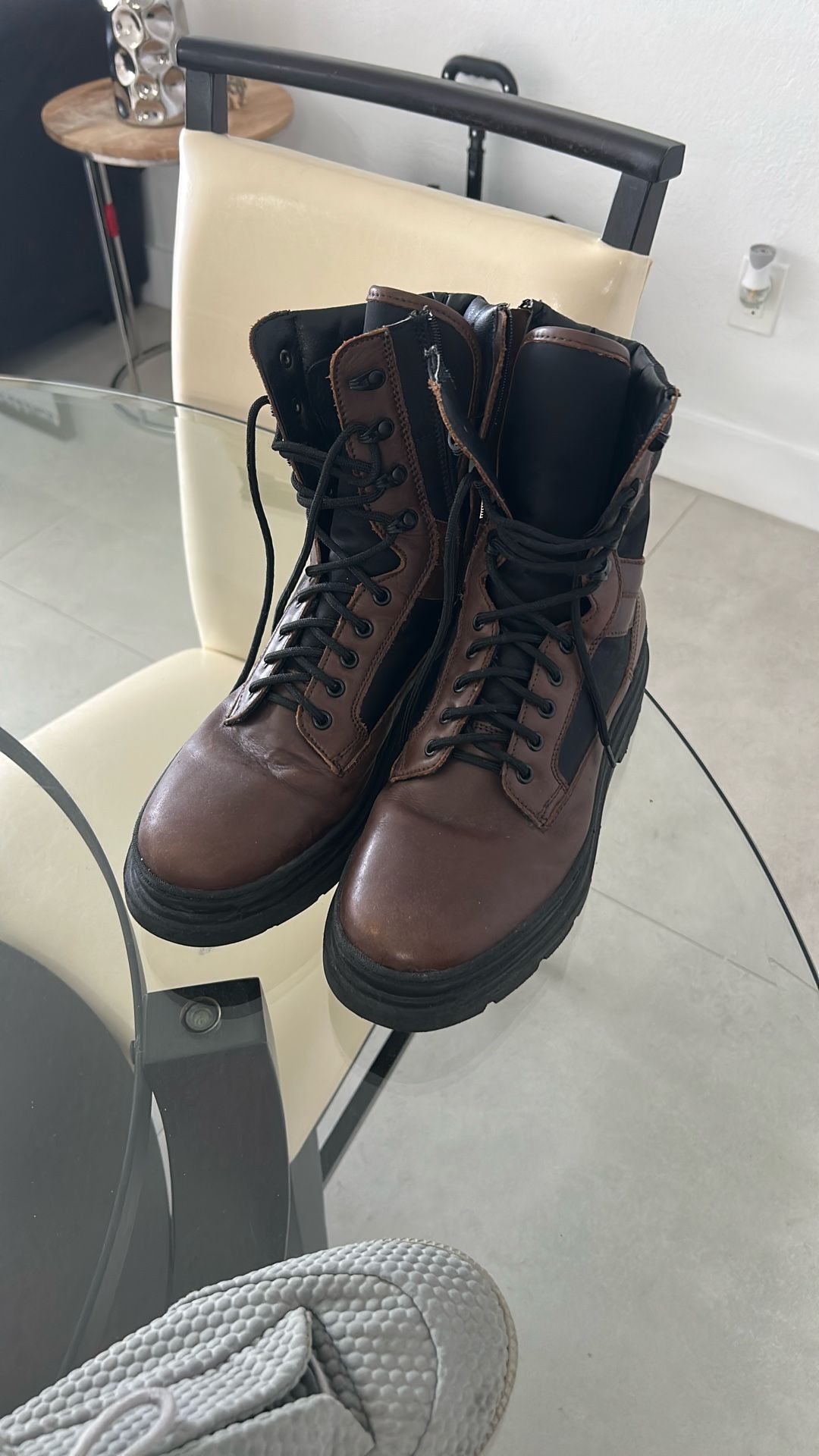 Brown High top Aldo Boots
