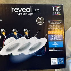 Lot Of 6 GE 6inch Recessed LED Lights.