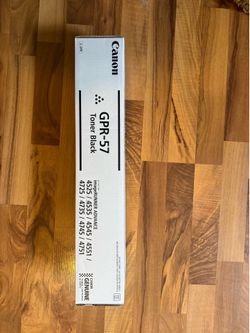 Canon Genuine GPR-57 Black Toner Cartridge – New