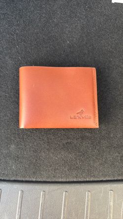Larkville Tan Leather Bifold Wallet