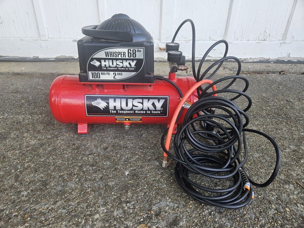 Husky 100 max psi air deals compressor