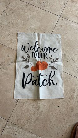 Fall garden banner flag