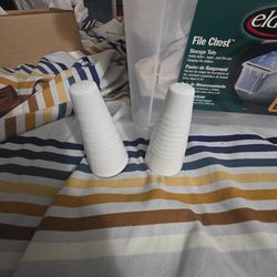 Mid century modern salt and pepper shakers