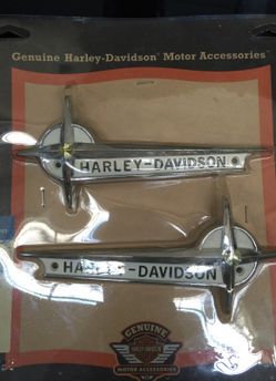 Vintage Harley 61-62 gas tank emblems