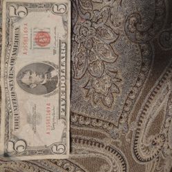 $5 Bill Red Seal 1963