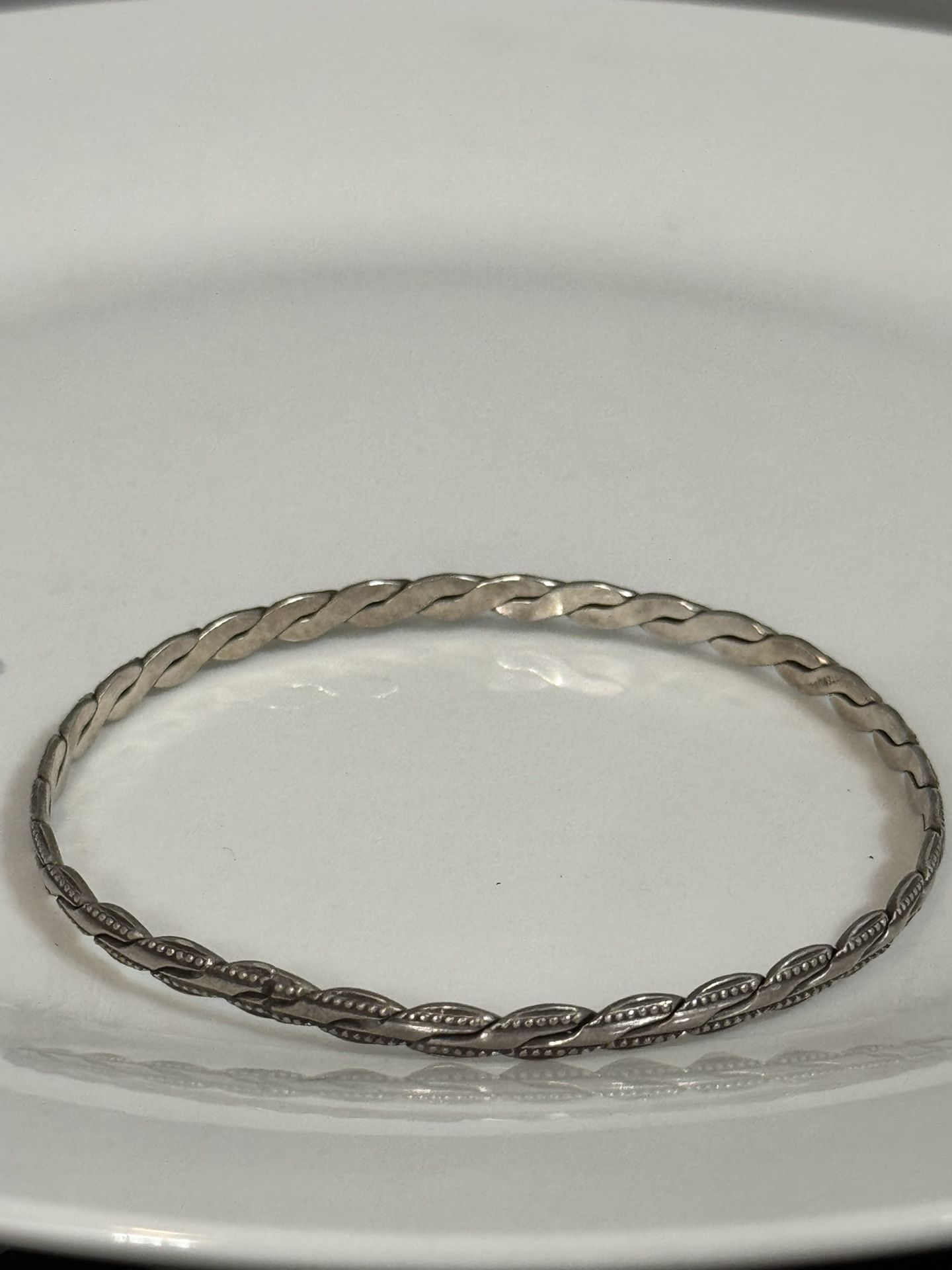 Rare STERLING SILVER BANGLE