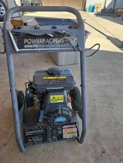 Pressure gas powered washer