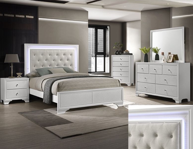 Lyssa Bedroom Set 5pc Queen 🚛😍🧡😊