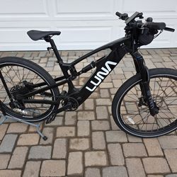 LUNA X1 ebike, quiet drive, ludicrous upgrade, Specialized Power Pro 155MM Saddle, 1360 Miles!