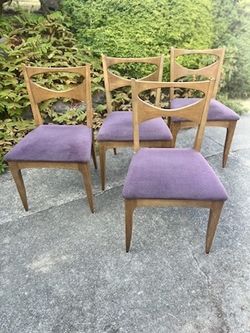 4 piece Drexel Profile ladder back dining chair set