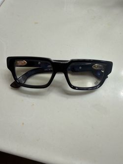 Chrome Hearts Black Rectangular Eyeglass Frames