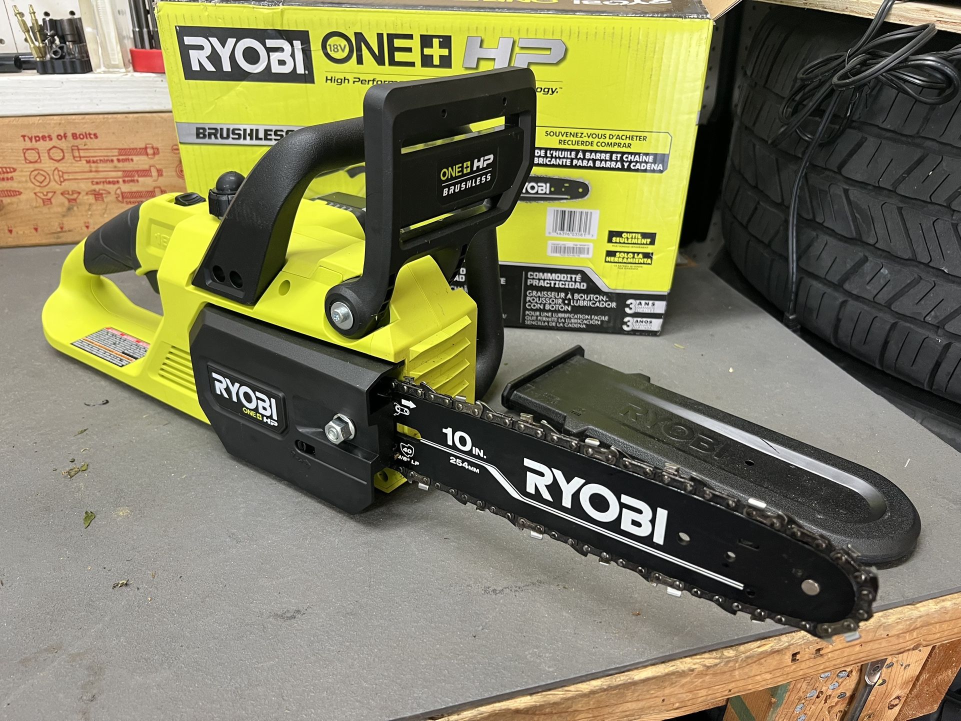 Ryobi ONE+ HP 18V Brushless 10in Chainsaw *Tool Only