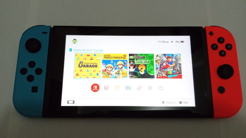 Nintendo Switch Console With 5 Games