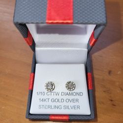 Dainty Real Diamond Earrings