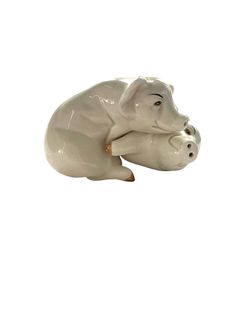 Vintage 1976 Pig Salt & Pepper Shaker + Sugar Bowl