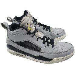 NIKE Mens 'Jordan Flight 9.5' Wolf Gray/Black Sneakers #654262-070 Size US 13 M