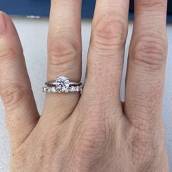 Engagement And Wedding Band SET 